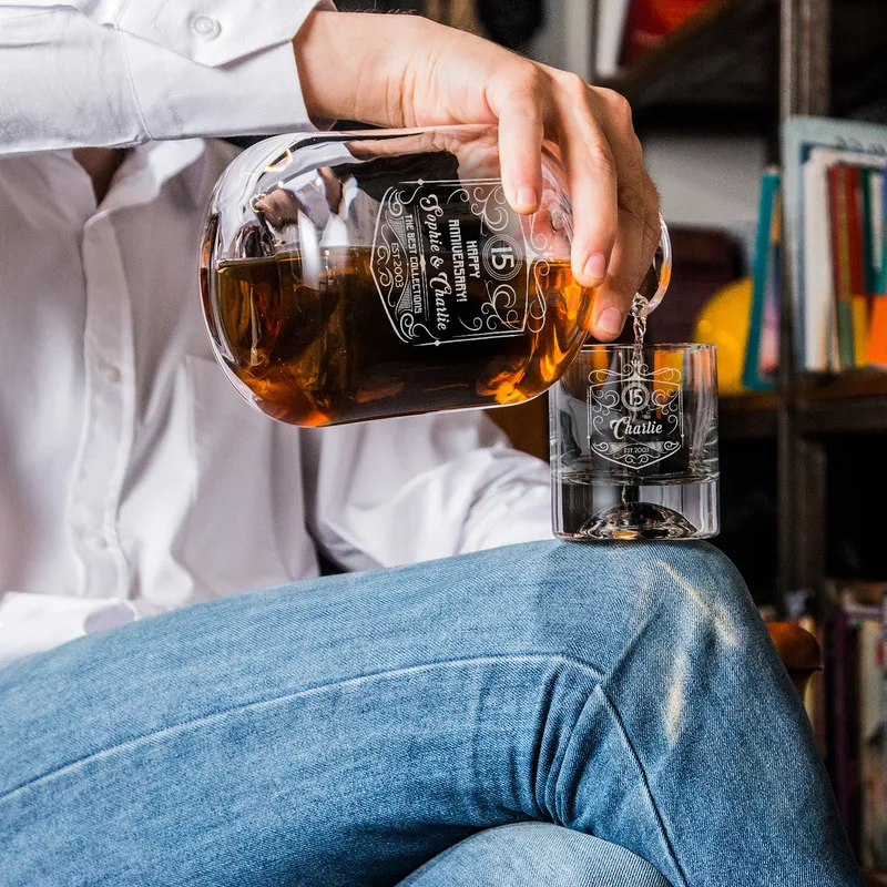 Whiskey Carafe Set as Anniversary Gift