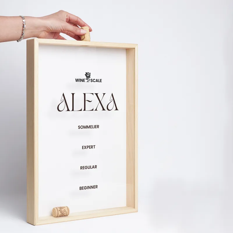 Wine Wall Decor Personalized Wine Cork Shadow Box