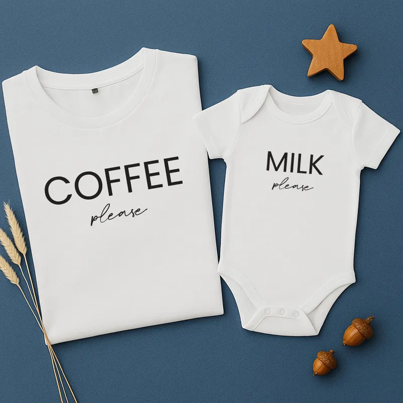 Witty Dad and Baby Matching T-Shirt and Babygrow Set