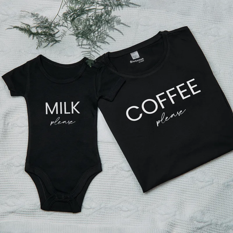 Witty Dad and Baby Matching T-Shirt and Babygrow Set