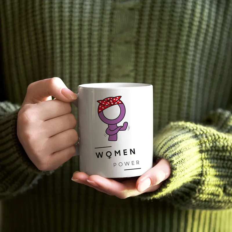 Women Power Designed Mug