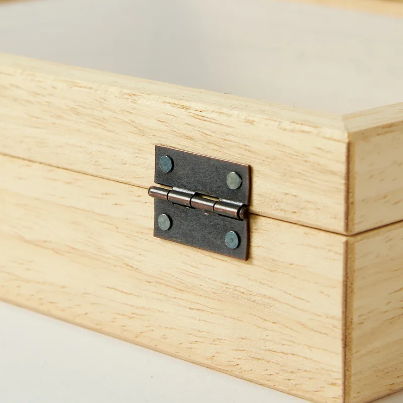 Elegant Wooden Jewellery Box with Clear Acrylic Lid