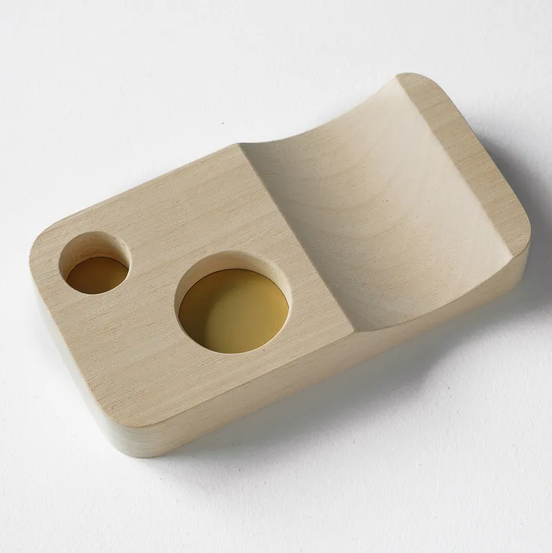 Wooden Decorative Incense and Candle Holder Set