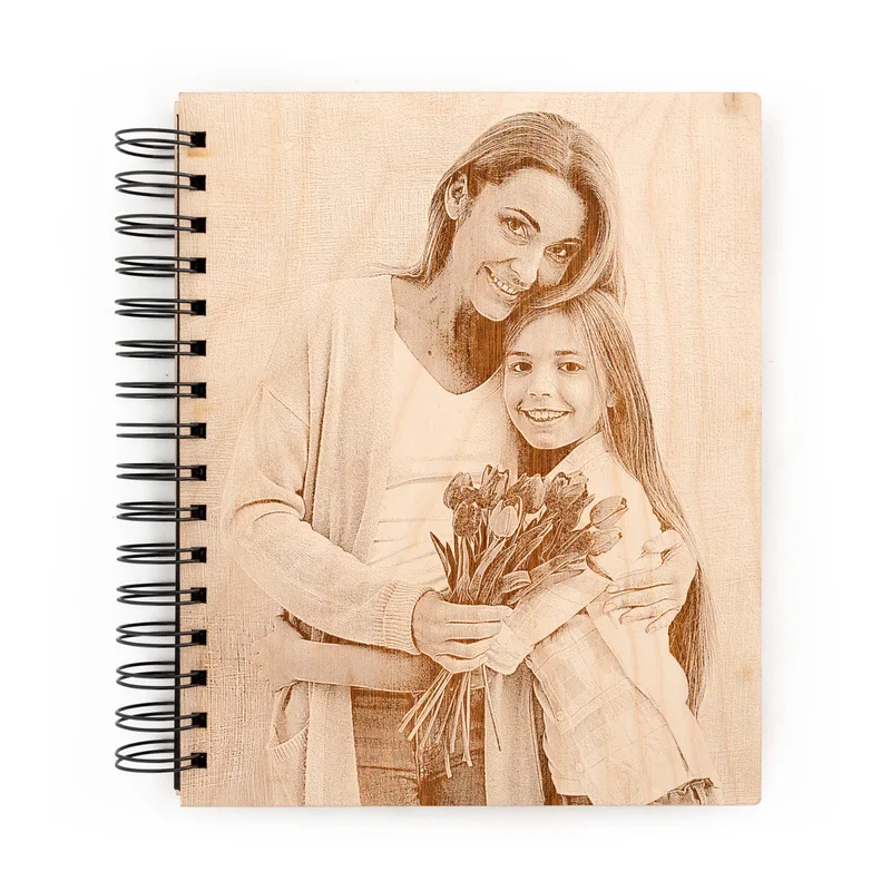 Wooden Hard Cover Photo Album