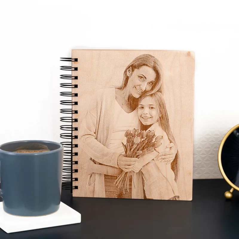 Wooden Hard Cover Photo Album