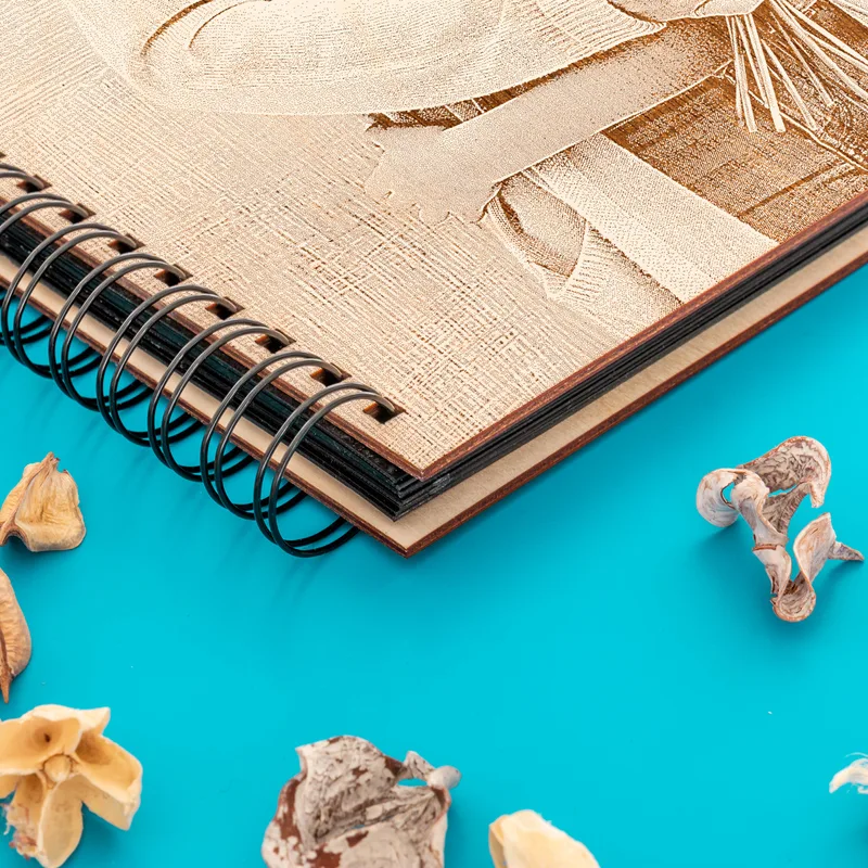 Wooden Hard Cover Photo Album