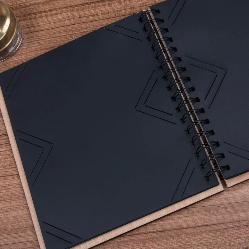 Wooden Hard Cover Photo Album