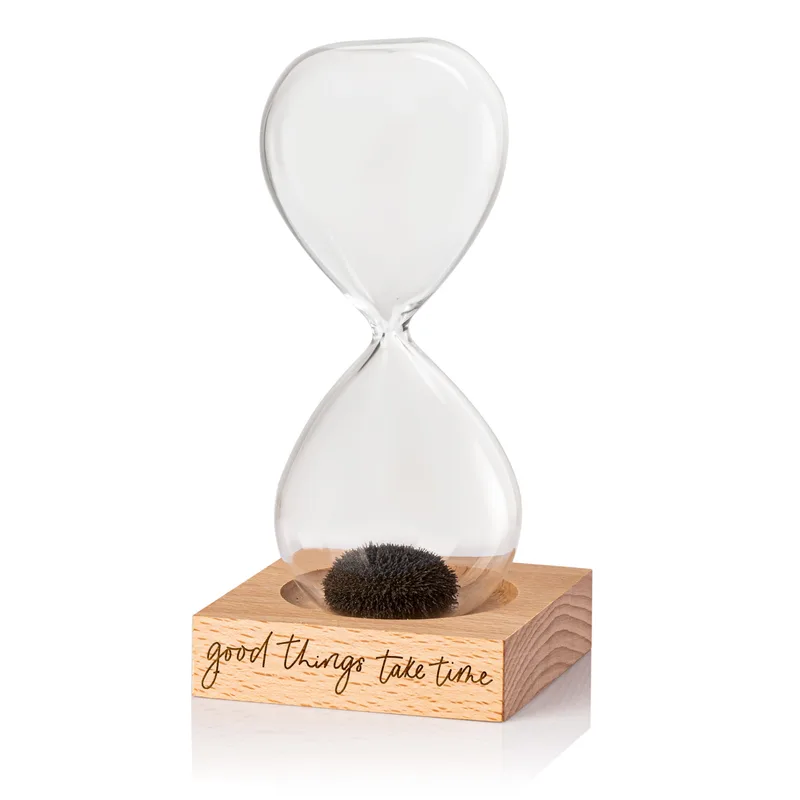 Wooden Magnetic Hourglass