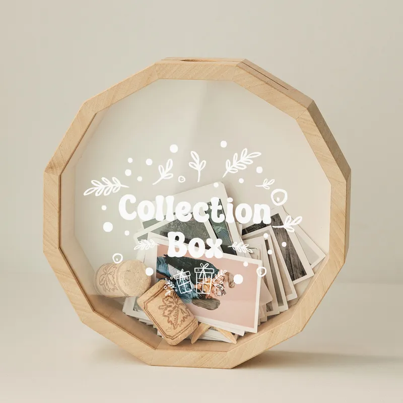 Wooden Memory Box for Special Keepsake