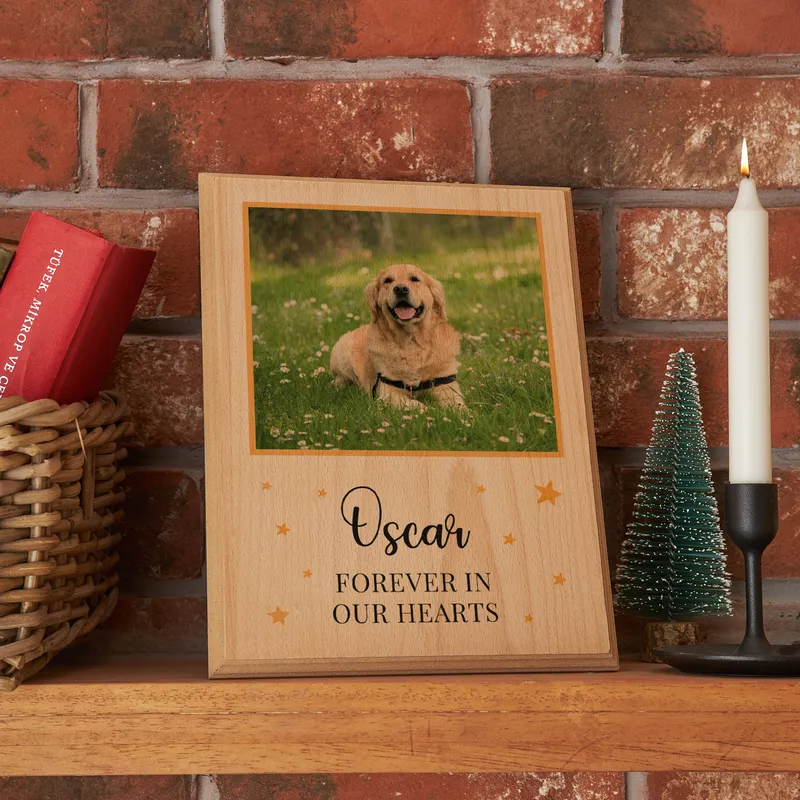 Wooden Pet Memorial Frame - Custom Design