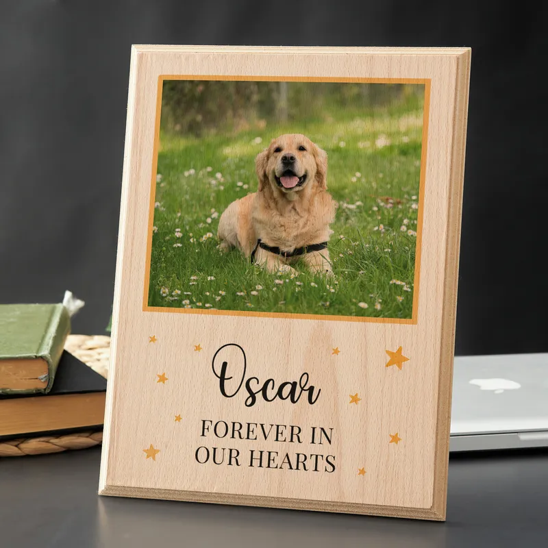 Wooden Pet Memorial Frame - Custom Design