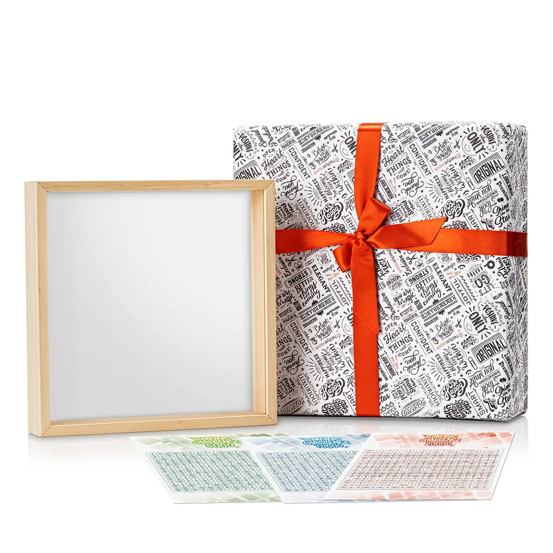 Wooden Saving Challenge Box With 3 Alternative Challenge Stickers