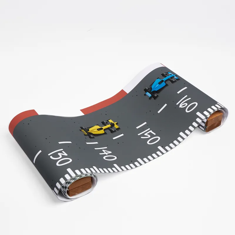 Wooden Toy Box with Puzzle and Growth Chart - Gift for Boy