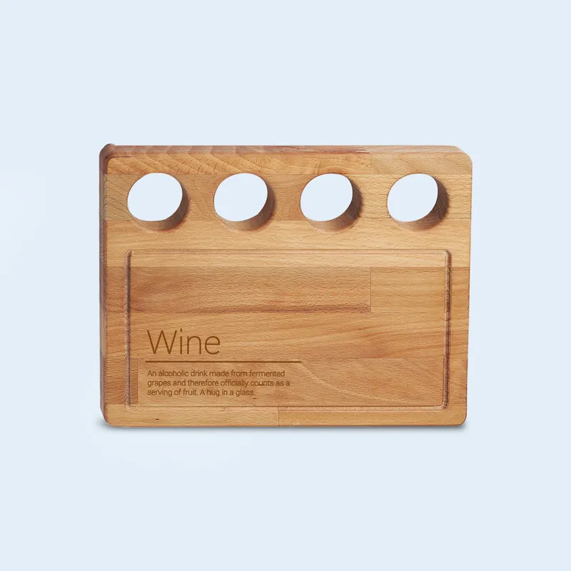 Wooden Wine Snack Tray