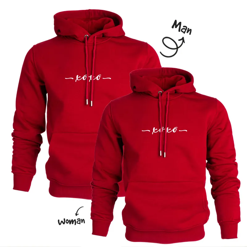 XOXO Matching Sweatshirt Set for Couples