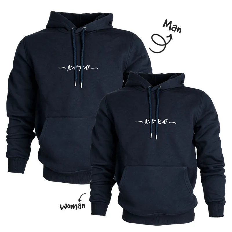 XOXO Matching Sweatshirt Set for Couples