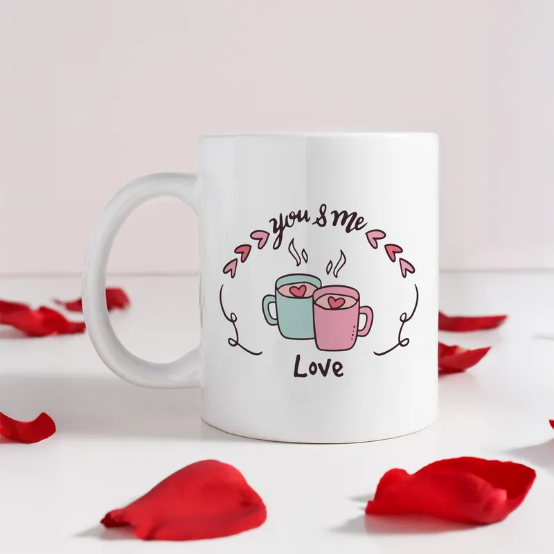 You and Me Mug Set for Couples Gift - Set Of 2