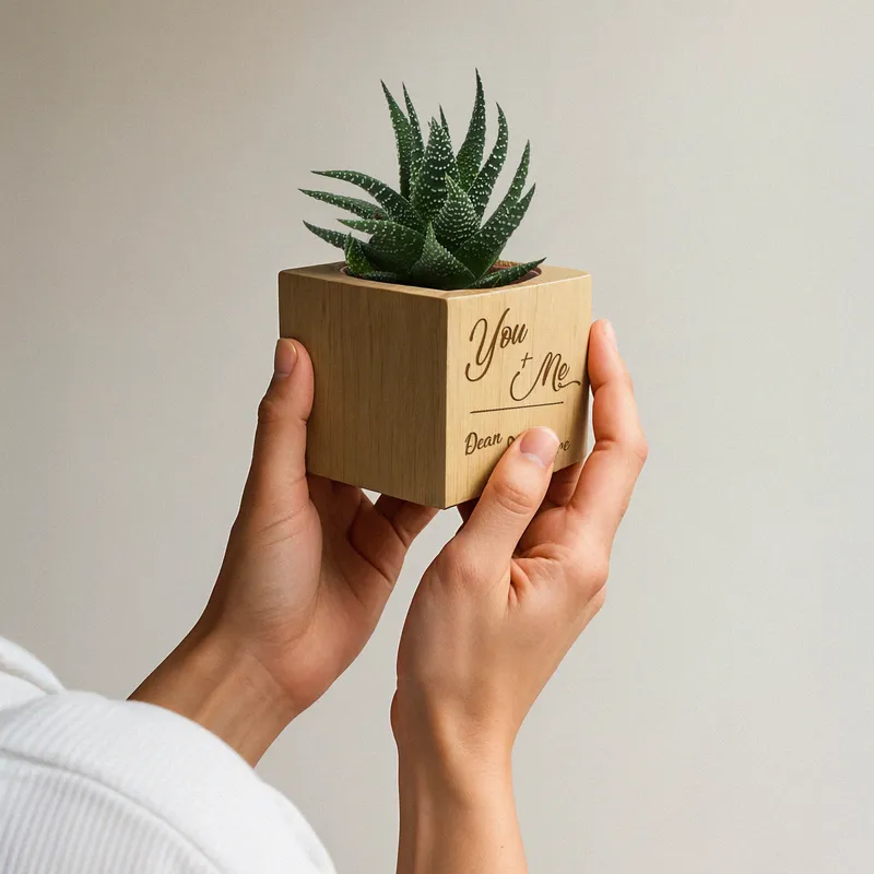 You and Me Succulent Pot