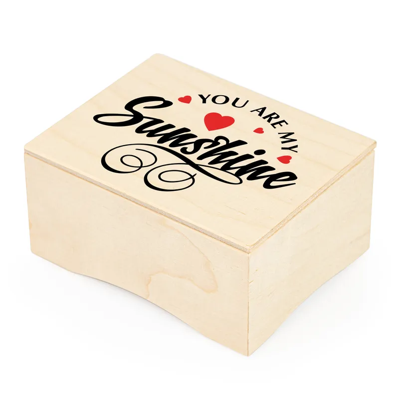 You are My Sunshine Designed Wooden Music Box