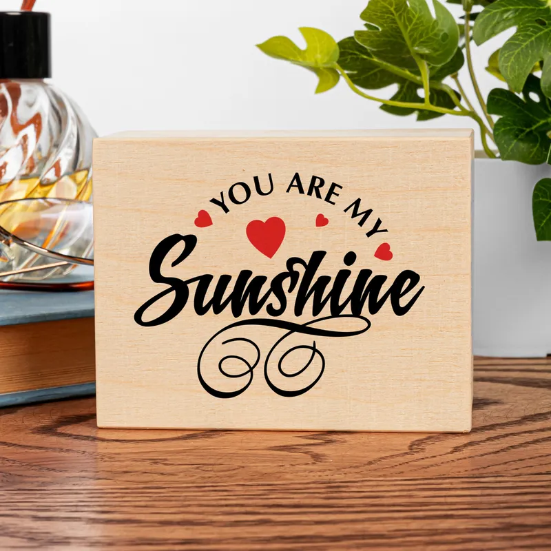 You are My Sunshine Designed Wooden Music Box