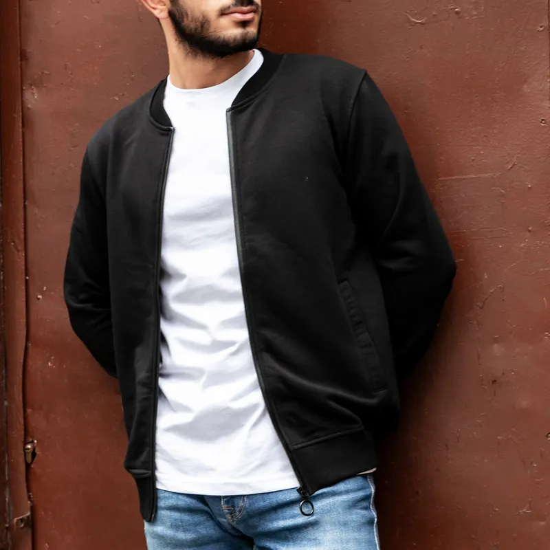 Zippered Sweatshirt with Colour options