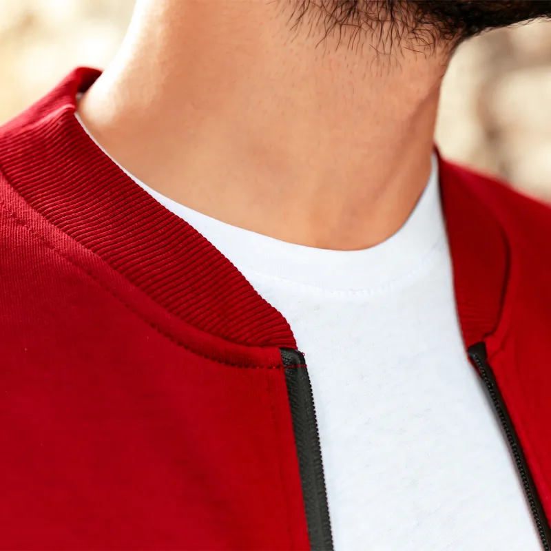 Zippered Sweatshirt with Colour options