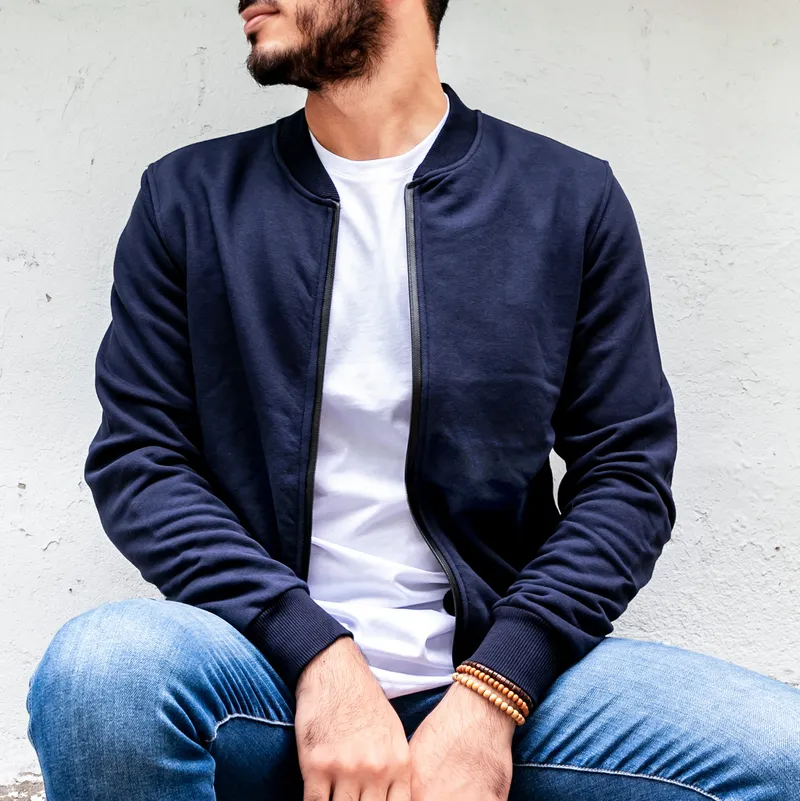 Zippered Sweatshirt with Colour options