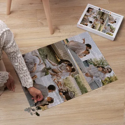 1000 Piece 5 Picture Collage Personalized Jigsaw Puzzle