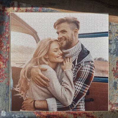 1000 Piece Personalized Photo Puzzle with Gift Box