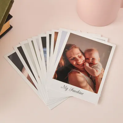 10 x Personalized Instant Photographs with Messages