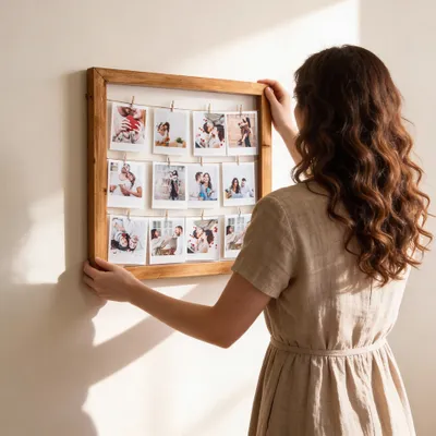 12 Latched Photo Printed Wooden Frame