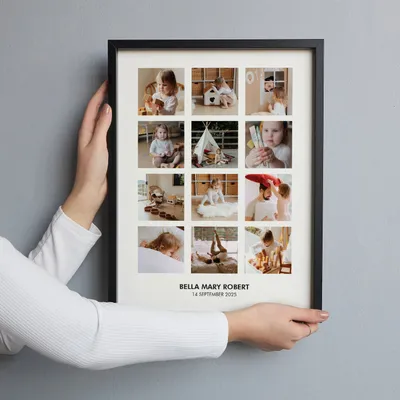 12 Photo Adhesive Frame for Your Unforgettable Moments Gift for Moms as a Mother's Day Gift