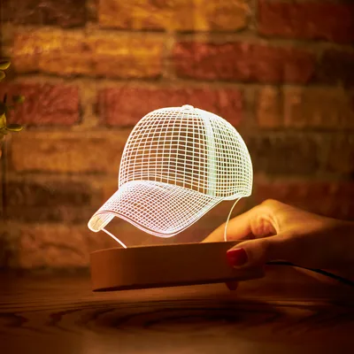 3D Cap Design LED Lamp