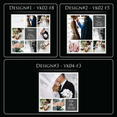 8 Photo Collage Canvas Print