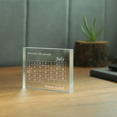 Anniversary Souvenir Acrylic Calendar