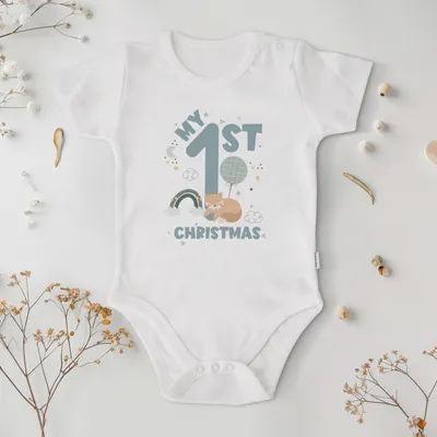 Baby's First 1st Year Onesie with Custom Design