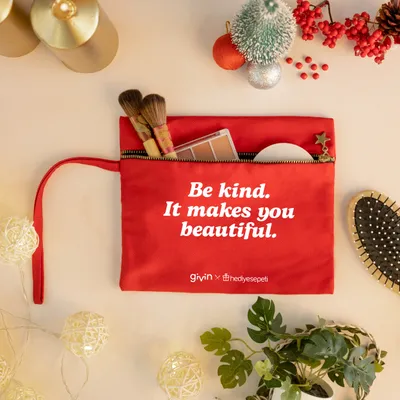 Be Kind. It Makes You Beautiful Designed Make Up Bag for Her