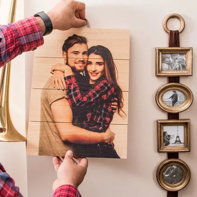 Photo Print on Wood as Anniversary Gift for Him
