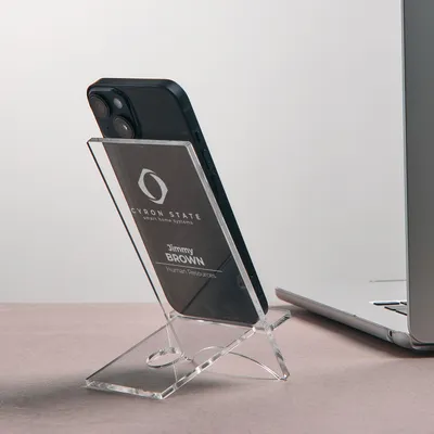 Brand Logo Printed Desktop Phone Stand - Corporate Gifts