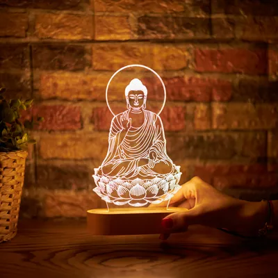 Buddha Design Decorative LED Lamp