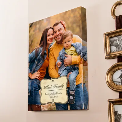 Canvas Printed Painting with Your Family Picture 30x40