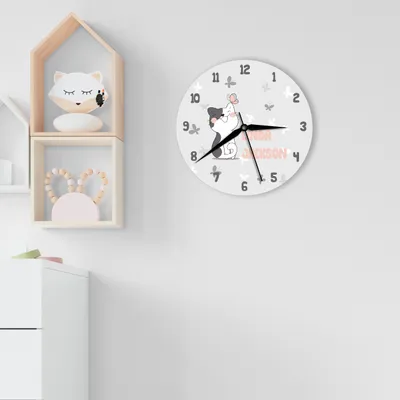 Cat Designed Personalized Wall Clock