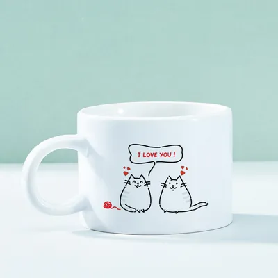 Cat Lovers Mug for Couples