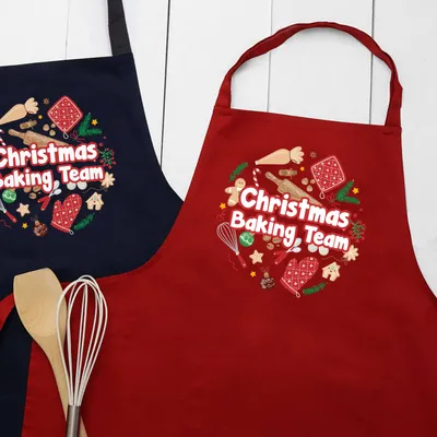 Christmas Baking Team Designed Kitchen Apron