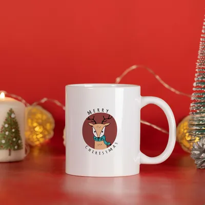 Christmas Gift for Teens Minimalist Printed Mug