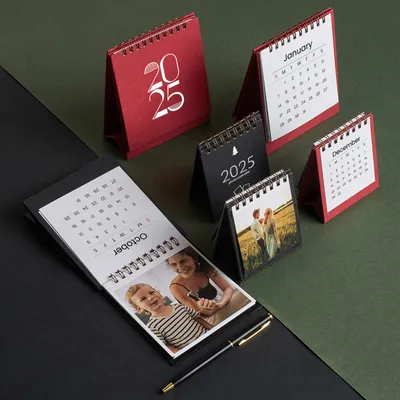 Christmas Gift Personalized Tabletop Calendar