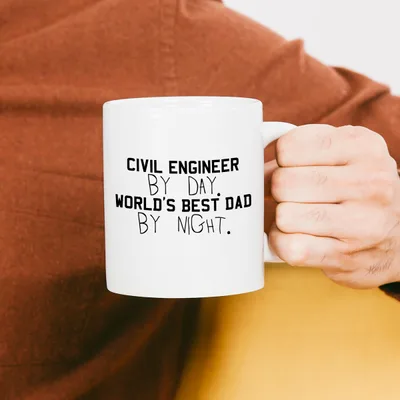 Civil Engineer Dads Gift Mug