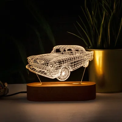 Classic Car Design 3D Led Lamp