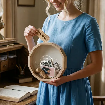 Collection of Moments Decorative Wooden Keepsake Box