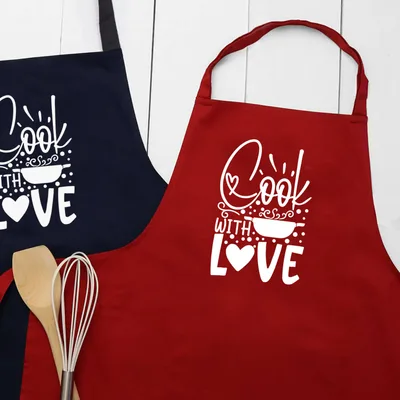 Cook with Love Personalized Kitchen Apron